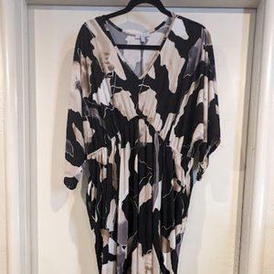 Long Multi Color White Birch Dress